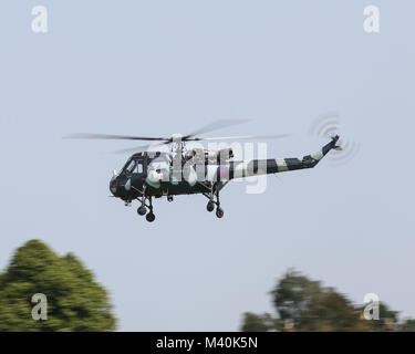 Preserved Royal Navy Westland Wasp helicopter Stock Photo