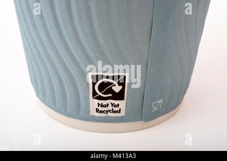 Non recyclable coffee cup Stock Photo