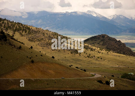 Madison Valley, Montana, from above Ennis Stock Photo - Alamy