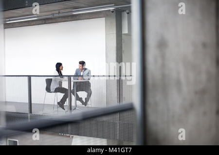 Colleagues in an informal business meeting Stock Photo