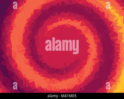 red spiral background Stock Vector