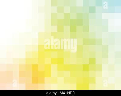 yellow green square background Stock Vector