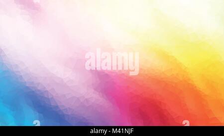 colorful geometric polygonal flame background Stock Vector