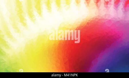 abstract colorful geometric polygonal wave background Stock Vector