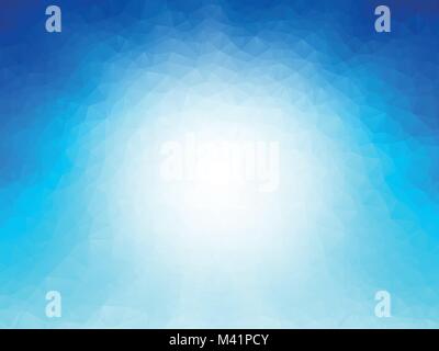blue ice geometric wallpaper background Stock Vector