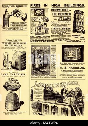 Selection of Victorian and Edwardian advertisements Stock Photo - Alamy
