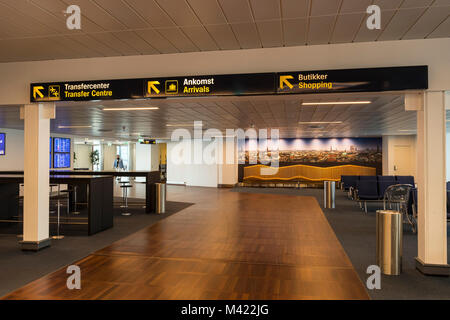 Corridors in Københavns lufthavn Stock Photo