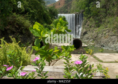 Reggae falls visitor attraction, Saint Thomas, Jamaica, West Indies Stock Photo