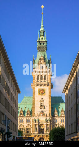 The Rathaus, Town Hall, in Hamburg, Germany Stock Photo