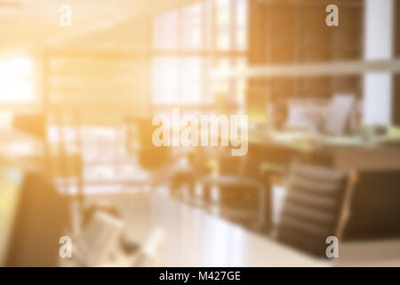Abstract blurred background of  modern office interior architecture Stock Photo