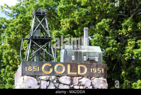 Centenary of Gold Discovery Monument at Ballarat in Australia Stock Photo