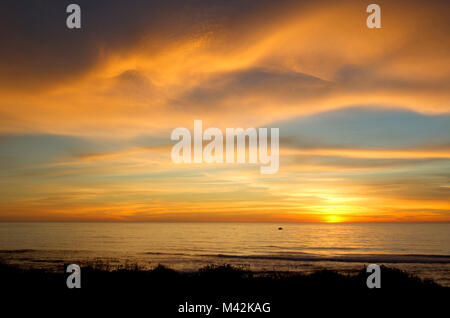Pacific Ocean Sunset Stock Photo