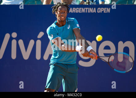 Argentina. 13th February, 2018. Gael Monfils (France) - Argentina Open 2018 Credit: Mariano Garcia/Alamy Live News Stock Photo