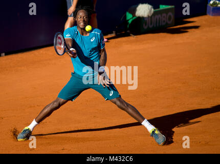 Argentina. 13th February, 2018. Gael Monfils (France) - Argentina Open 2018 Credit: Mariano Garcia/Alamy Live News Stock Photo