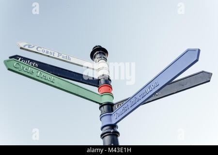 Colorful Signpost Stock Photo