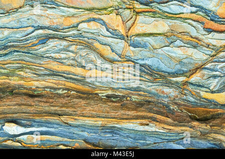 Colorful Rock Layers Stock Photo
