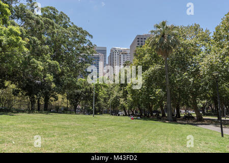 Belmore Park in Sydney CBD Stock Photo