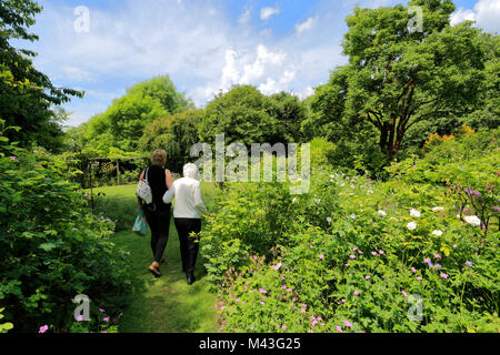 Summer view in Highdown Gardens, Goring-by-Sea village, West Sussex, England, UK Stock Photo