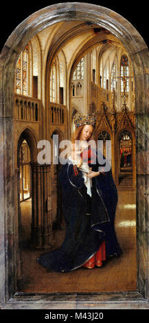 Jan van Eyck, Madonna in the Church, c. 1438–1440. Stock Photo