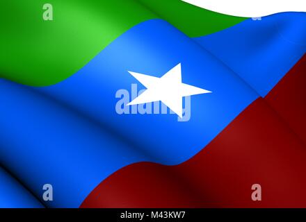 Flag of Ogaden. Close Up Stock Photo - Alamy