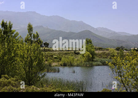 Padula lake near Oletta in the Nebbio, Corsica Stock Photo