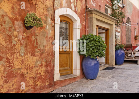 Ile Rousse, old town, Northern Corsica, France Stock Photo