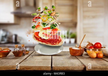 Bakery Levitation with Rolling Pin, Egg and Star Shaped Cake Pan