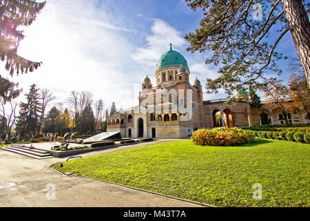 Zagreb mirogoj cemetary monumental architecture Stock Photo