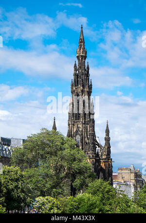 The Scott Monument in Edinburgh Stock Photo