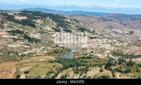 Rural Landscape, Southern Madagascar Stock Photo