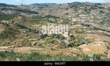 Rural Landscape, Southern Madagascar Stock Photo