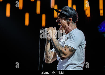 Anthony Kiedis of the Red Hot Chili Peppers live in Zurich 2016 Stock Photo
