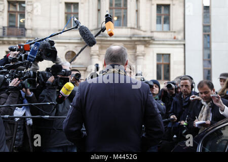 CSU/CDU and SPD exploratory talk for possible German government coalition Stock Photo