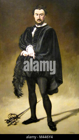 Édouard Manet, The Tragic Actor (Rouvière as Hamlet), 1866 Stock Photo