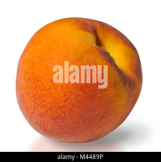 peach on an isolated background Stock Photo
