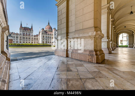 Cross vault at the Parliament,Budapest,Hungary Stock Photo