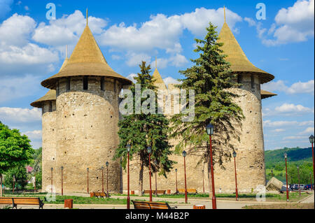 Medieval fortress in Soroca, Republic of Moldova Stock Photo