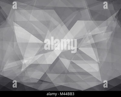 Double exposure of Black and white Low Poly trangular trendy hipster background for retro flyer, stylish brochure, poster,background and vintage appli Stock Photo