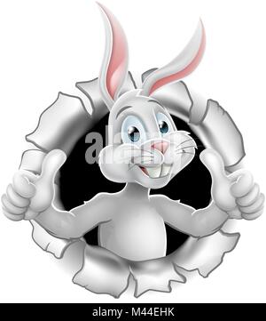 Easter Bunny Giving Thumbs Up  Stock Vector