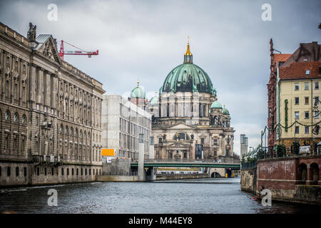 Tour in the capital of reunified Germany, the beautiful city of Berlin Stock Photo