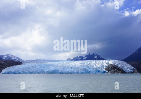 Chile, Torres del Paine National Park.Grey glacier Stock Photo