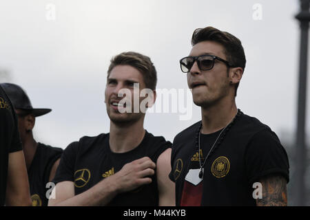 Reception of the German national football team in Berlin. Stock Photo