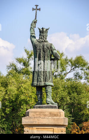 Monument of Stefan cel Mare in Chisinau, Moldova Stock Photo