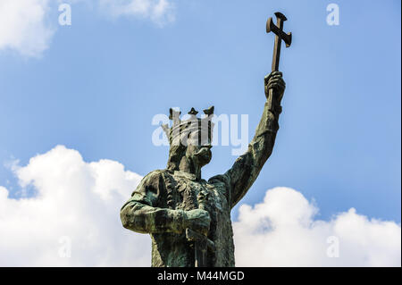 Monument of Stefan cel Mare in Chisinau, Moldova Stock Photo