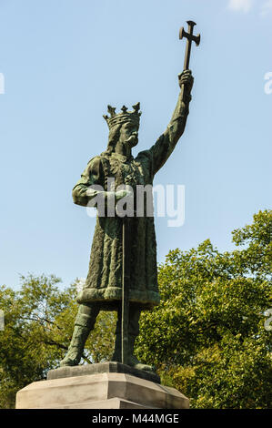 Monument of Stefan cel Mare in Chisinau, Moldova Stock Photo