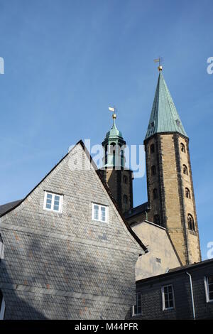 Old Town in Goslar, Harz Stock Photo