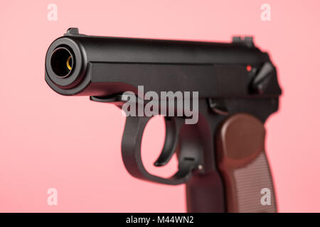 Gun isolated on white background. Stock Photo