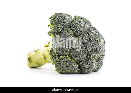 Broccoli. Raw broccoli isolated on white background. Stock Photo