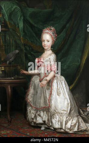Anton Raphael Mengs - The Archduchess María Teresa de Austria Stock Photo