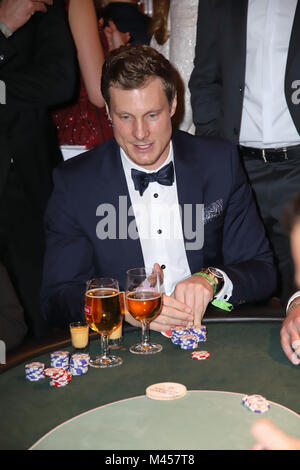 Celebrities at the AHOI 2018 New Years Event at the Hotel Hyperion  Featuring: Marcell Jansen Where: Hamburg, Germany When: 13 Jan 2018 Credit: Becher/WENN.com Stock Photo